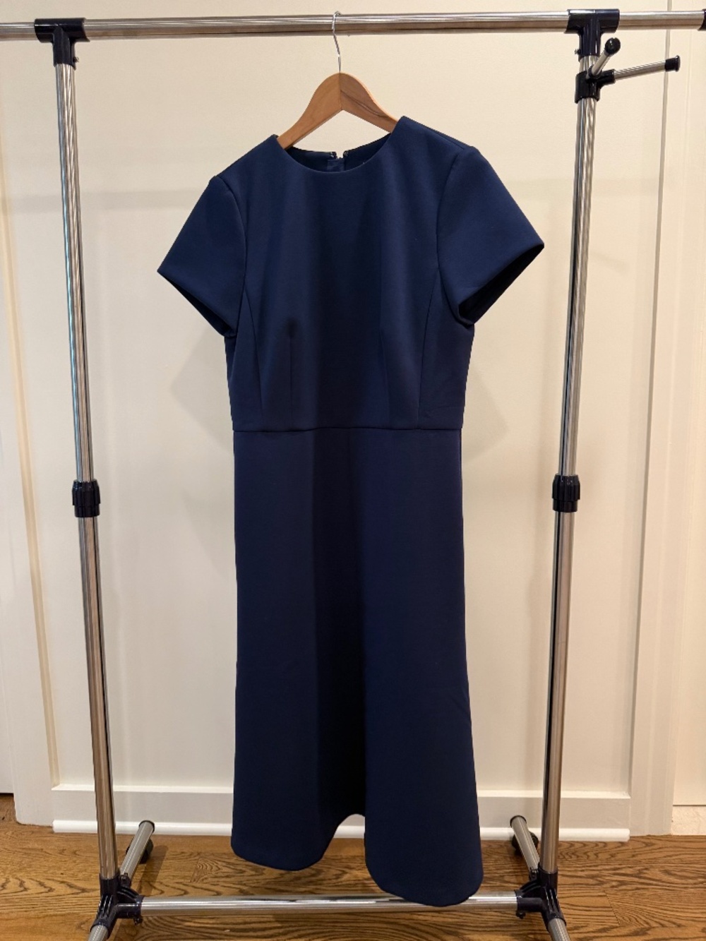 New Ann Taylor Navy Midi Dress